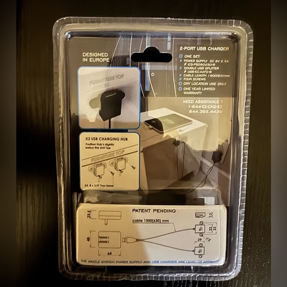 2 Port USB Charger EZ Collection Intelligent Charging System - Picture 3 of 6